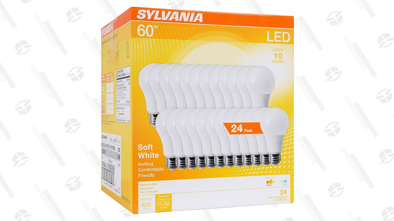 Pack de 24 focos LED de Sylvania | $23 | AmazonGráfico: Shep McAllister